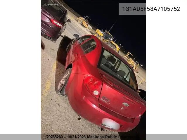 2010 CHEVROLET COBALT VIN 1G1AD5F58A7105752 — фото 3