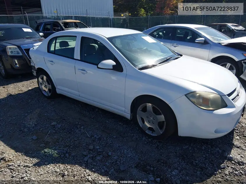 CHEVROLET COBALT 2010, VIN 1G1AF5F50A7223837