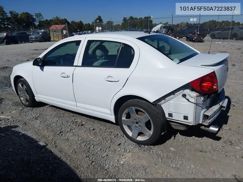 2010 CHEVROLET COBALT VIN 1G1AF5F50A7223837 — фото 3
