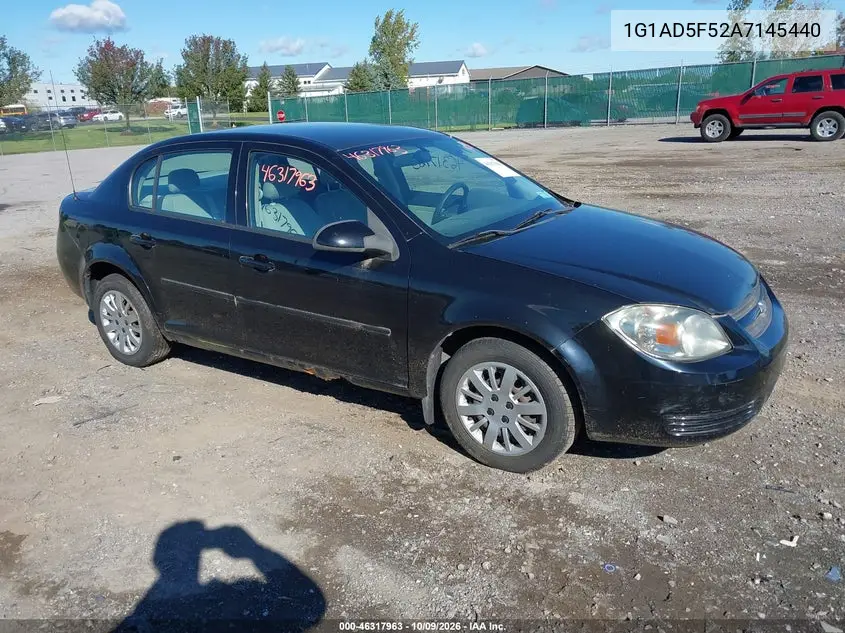 CHEVROLET COBALT 2010, VIN 1G1AD5F52A7145440