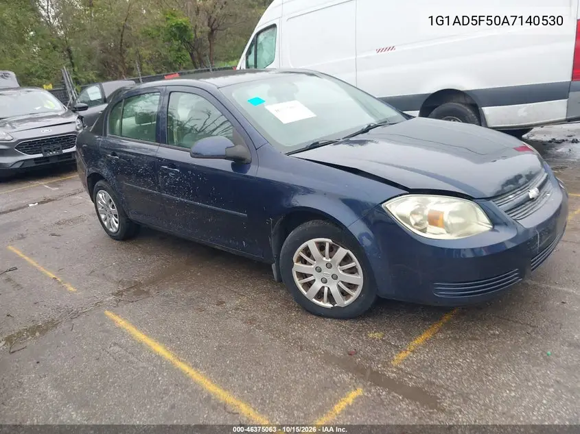 CHEVROLET COBALT 2010, VIN 1G1AD5F50A7140530