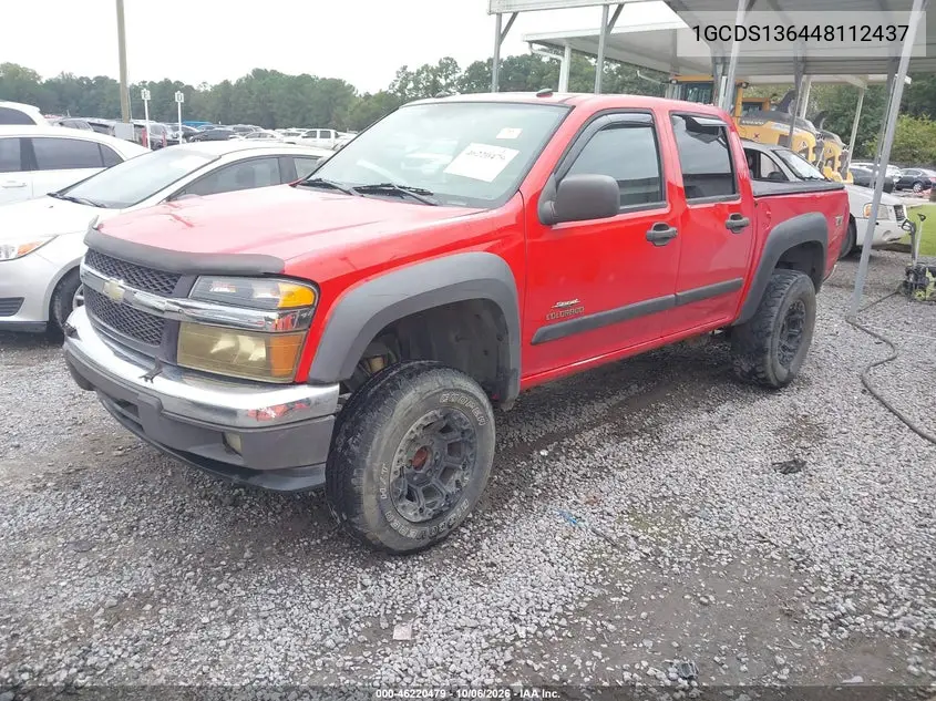 2004 CHEVROLET COLORADO VIN 1GCDS136448112437 — фото 2