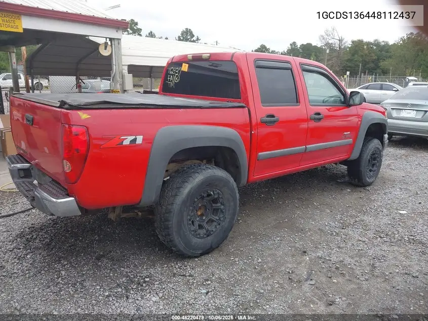 2004 CHEVROLET COLORADO VIN 1GCDS136448112437 — фото 4