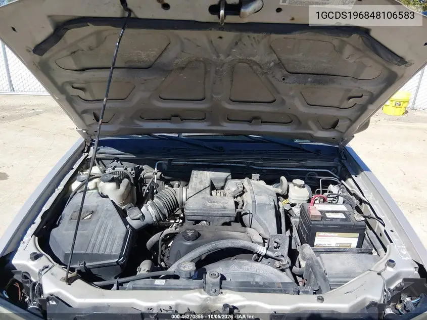 2004 CHEVROLET COLORADO VIN 1GCDS196848106583 — фото 10
