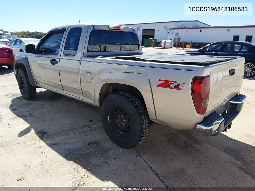 2004 CHEVROLET COLORADO VIN 1GCDS196848106583 — фото 3
