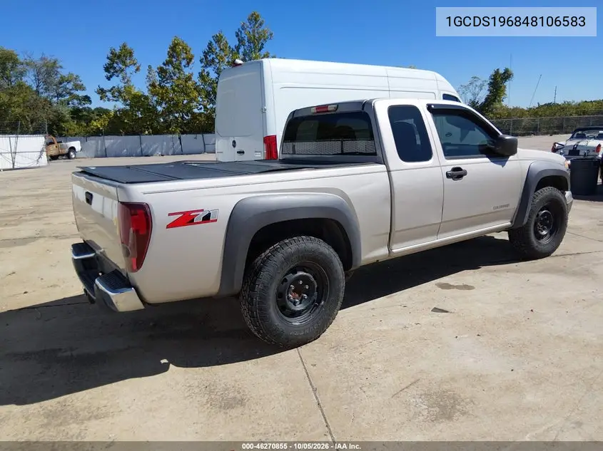 2004 CHEVROLET COLORADO VIN 1GCDS196848106583 — фото 4