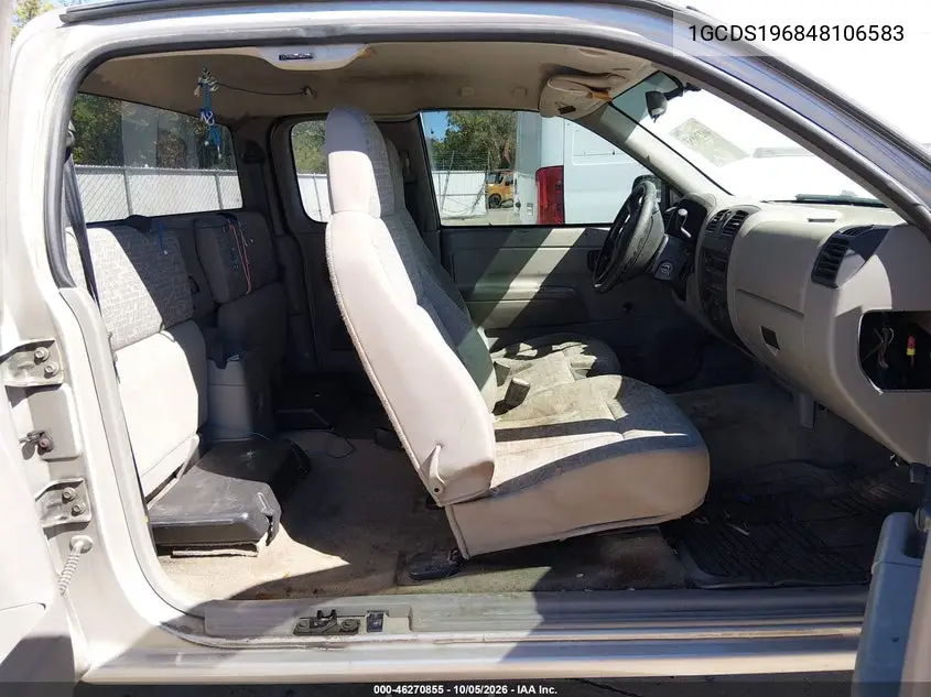 2004 CHEVROLET COLORADO VIN 1GCDS196848106583 — фото 8