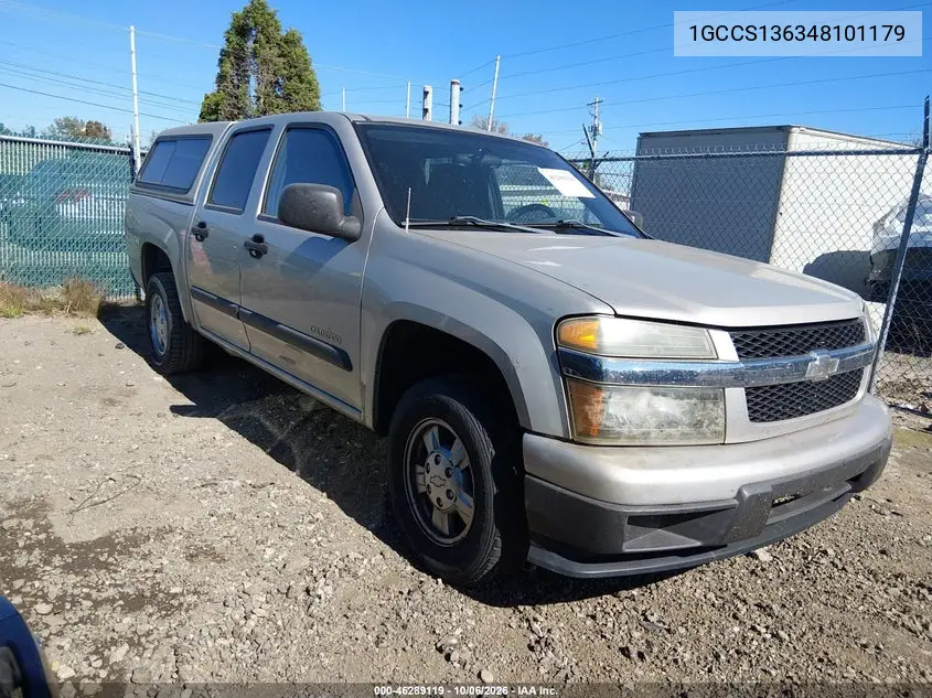 CHEVROLET COLORADO 2004, VIN 1GCCS136348101179