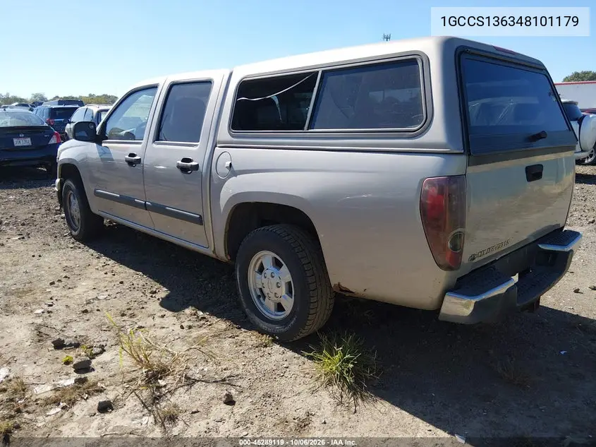 2004 CHEVROLET COLORADO VIN 1GCCS136348101179 — фото 3