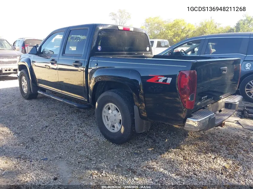 2004 CHEVROLET COLORADO VIN 1GCDS136948211268 — фото 3