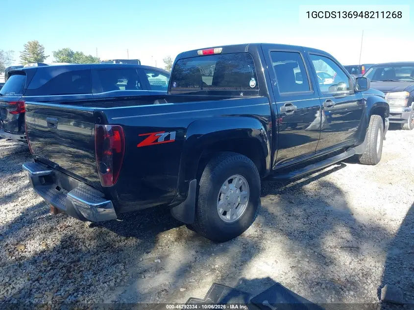 2004 CHEVROLET COLORADO VIN 1GCDS136948211268 — фото 4