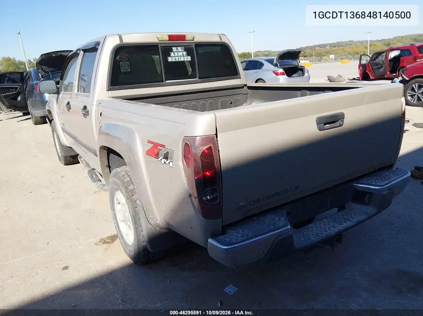 2004 CHEVROLET COLORADO VIN 1GCDT136848140500 — фото 3