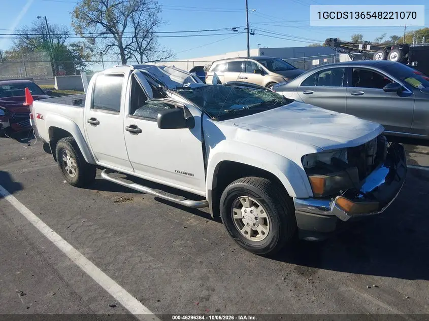 CHEVROLET COLORADO 2004, VIN 1GCDS136548221070