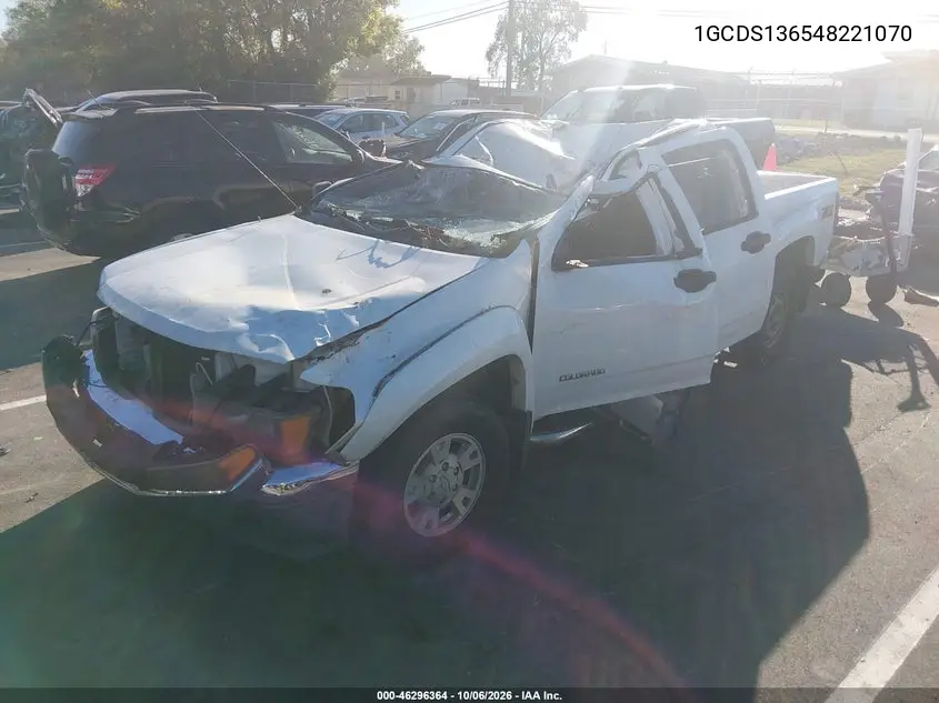 2004 CHEVROLET COLORADO VIN 1GCDS136548221070 — фото 2