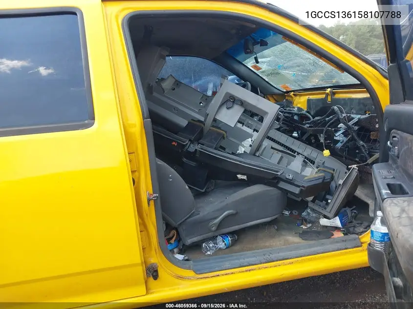 2005 CHEVROLET COLORADO VIN 1GCCS136158107788 — фото 5