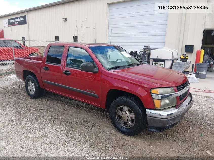 CHEVROLET COLORADO 2005, VIN 1GCCS136658235346