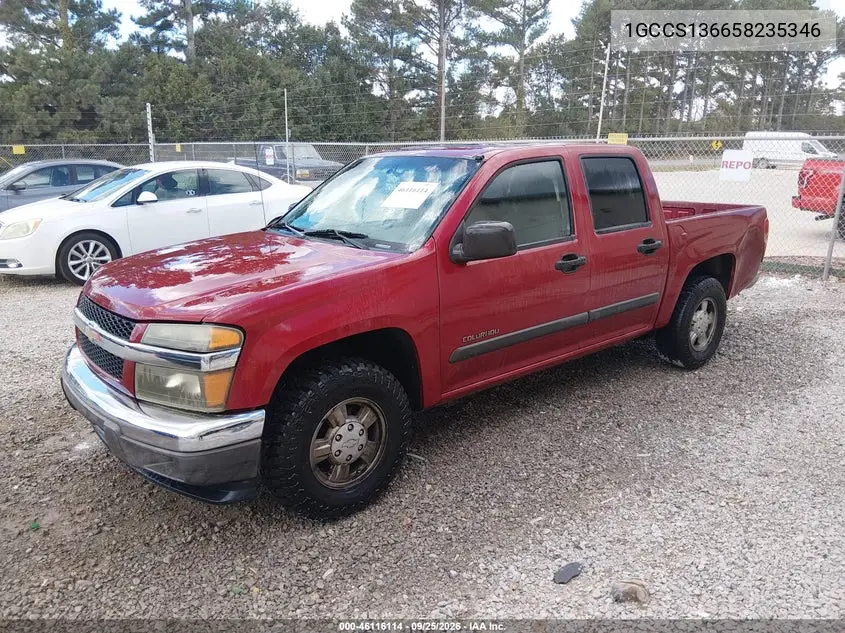 2005 CHEVROLET COLORADO VIN 1GCCS136658235346 — фото 2