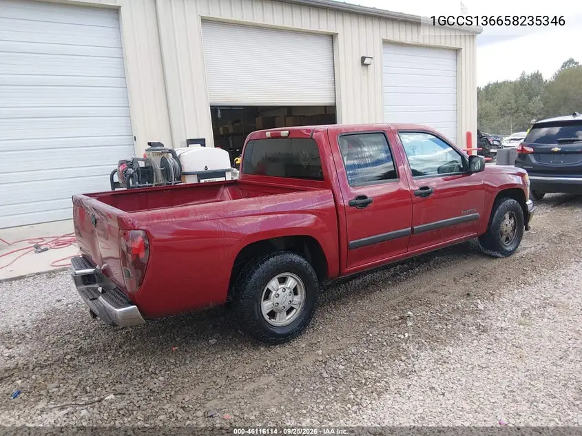 2005 CHEVROLET COLORADO VIN 1GCCS136658235346 — фото 4
