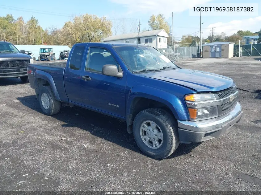 CHEVROLET COLORADO 2005, VIN 1GCDT196958187382