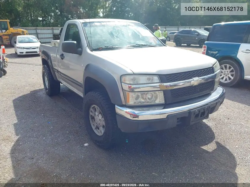 CHEVROLET COLORADO 2006, VIN 1GCDT146X68152178