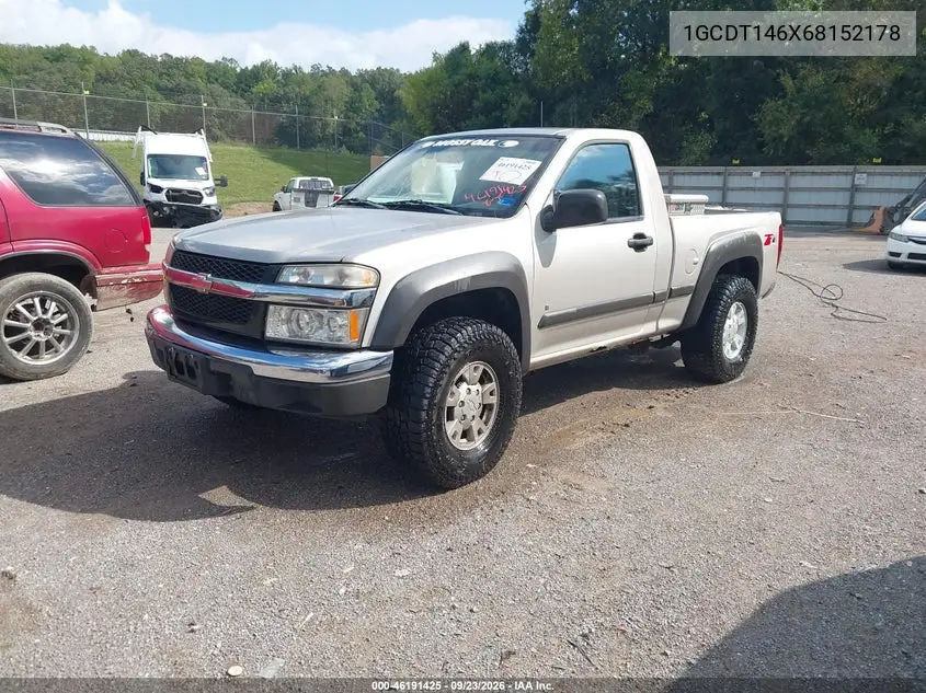 2006 CHEVROLET COLORADO VIN 1GCDT146X68152178 — фото 2