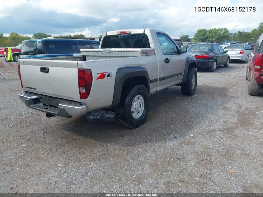 2006 CHEVROLET COLORADO VIN 1GCDT146X68152178 — фото 4