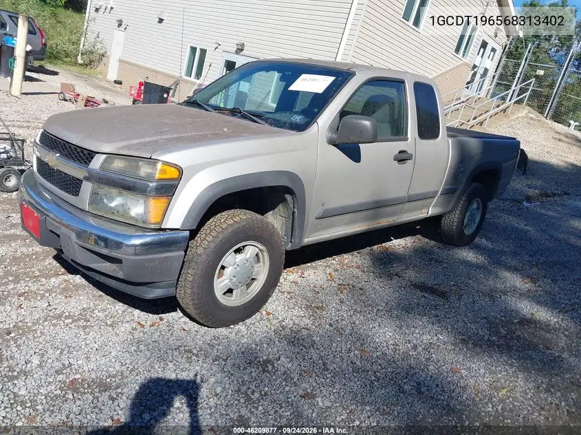 2006 CHEVROLET COLORADO VIN 1GCDT196568313402 — фото 2