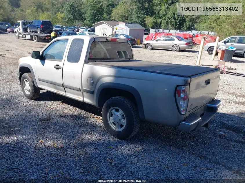 2006 CHEVROLET COLORADO VIN 1GCDT196568313402 — фото 3