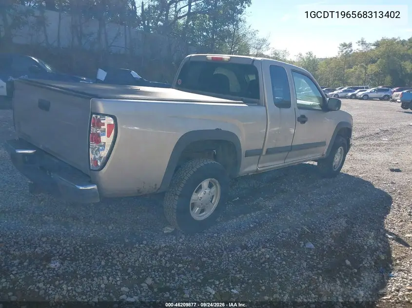 2006 CHEVROLET COLORADO VIN 1GCDT196568313402 — фото 4