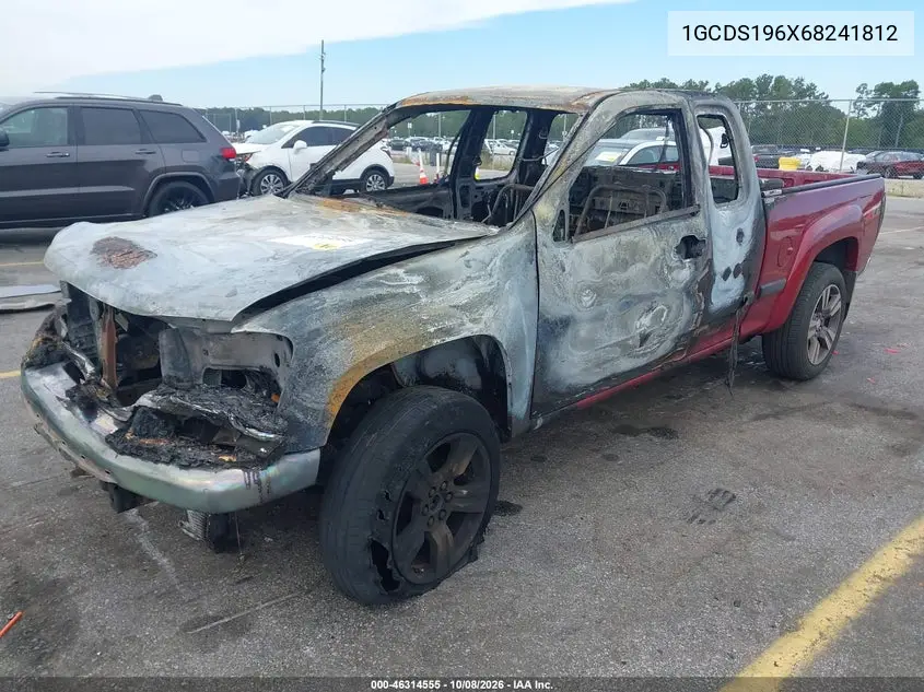 2006 CHEVROLET COLORADO VIN 1GCDS196X68241812 — фото 2