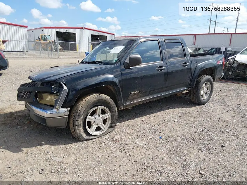 2006 CHEVROLET COLORADO VIN 1GCDT136768288365 — фото 2