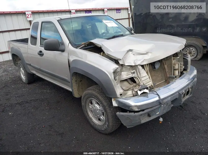 CHEVROLET COLORADO 2006, VIN 1GCDT196068208766