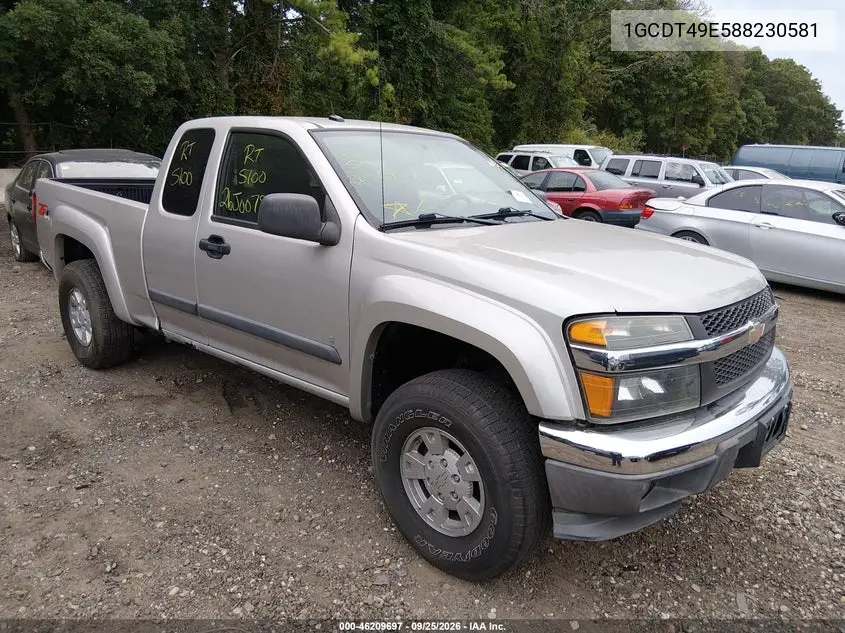CHEVROLET COLORADO 2008, VIN 1GCDT49E588230581