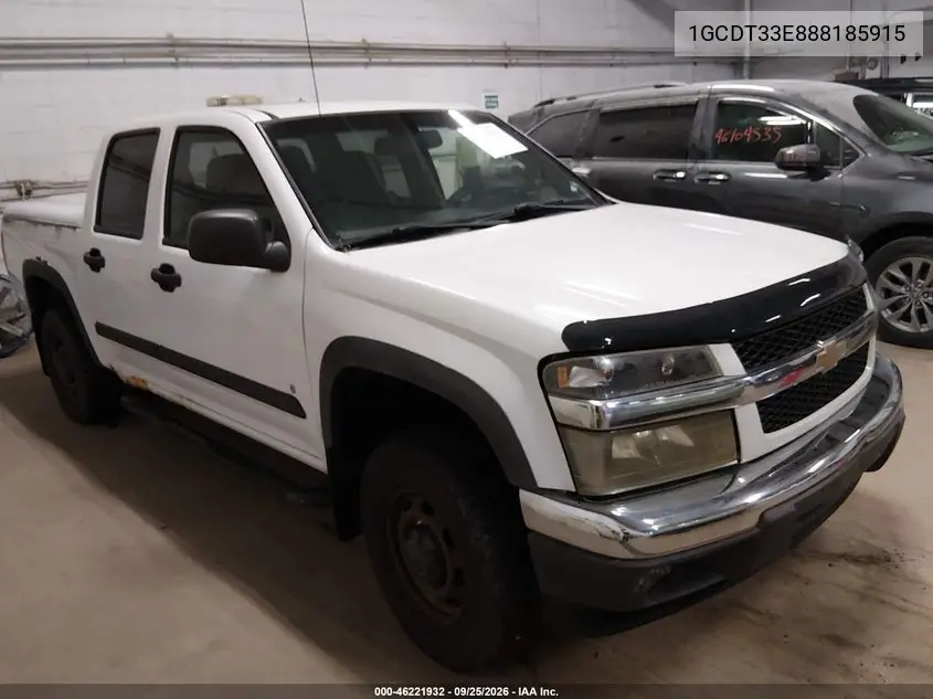 CHEVROLET COLORADO 2008, VIN 1GCDT33E888185915