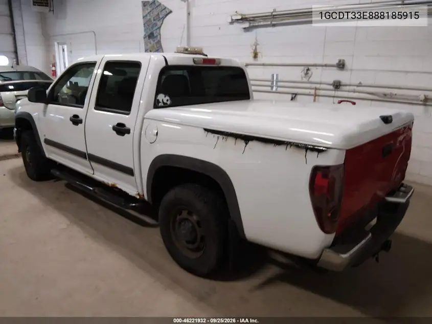 2008 CHEVROLET COLORADO VIN 1GCDT33E888185915 — фото 3