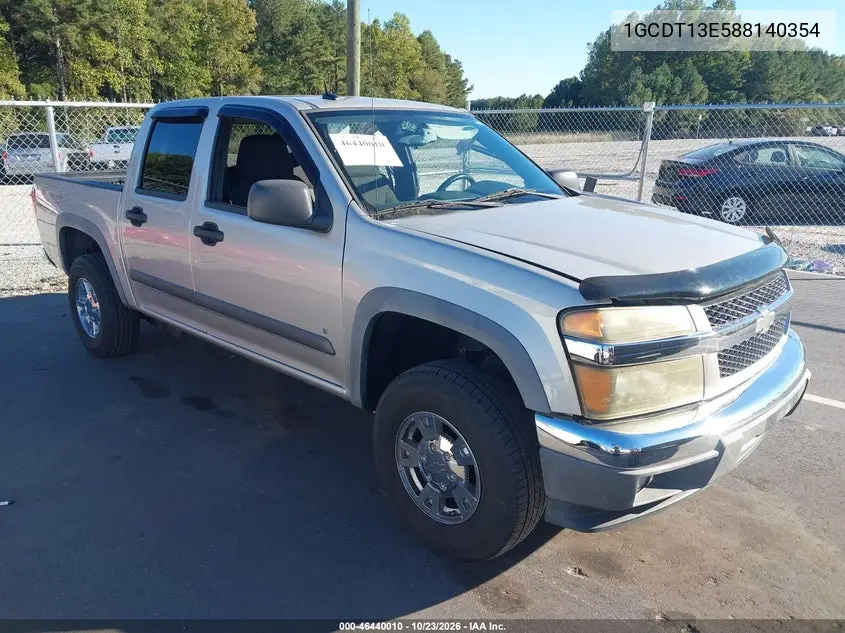 CHEVROLET COLORADO 2008, VIN 1GCDT13E588140354