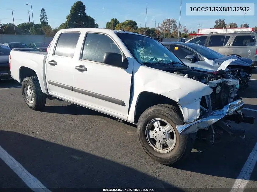 CHEVROLET COLORADO 2008, VIN 1GCCS139X88132932