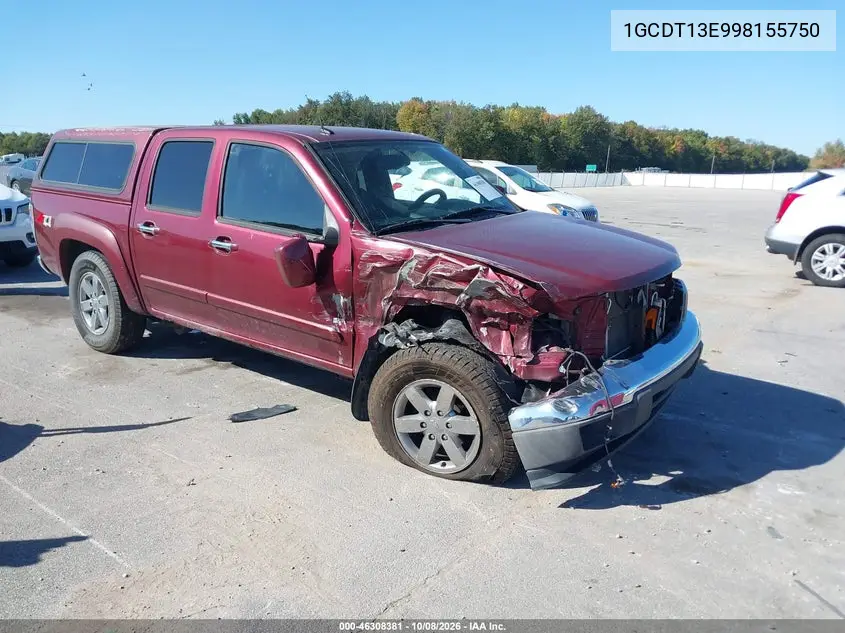 CHEVROLET COLORADO 2009, VIN 1GCDT13E998155750