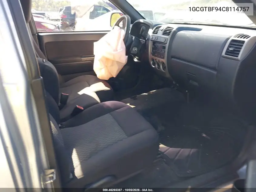 2012 CHEVROLET COLORADO VIN 1GCGTBF94C8114757 — фото 5