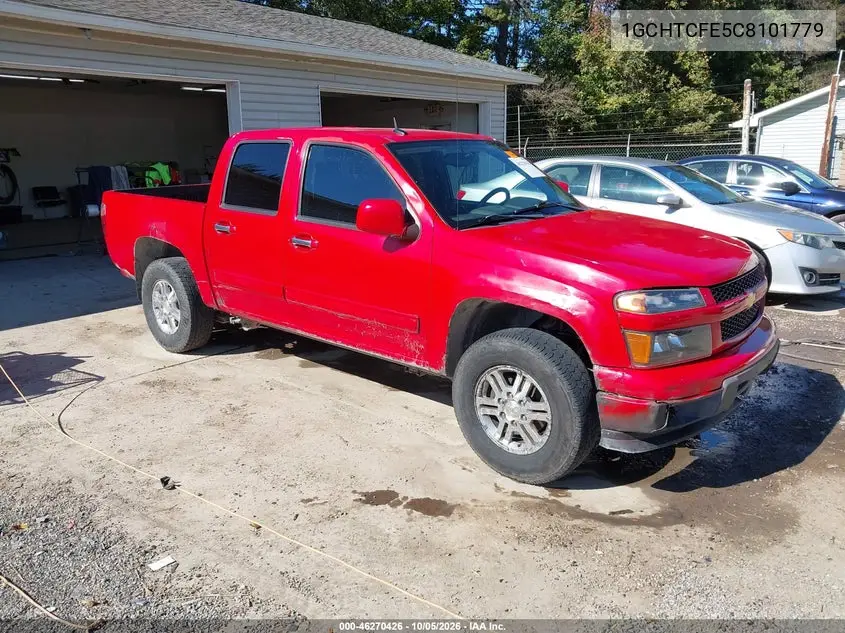 CHEVROLET COLORADO 2012, VIN 1GCHTCFE5C8101779