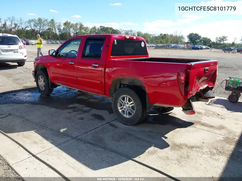 2012 CHEVROLET COLORADO VIN 1GCHTCFE5C8101779 — фото 3