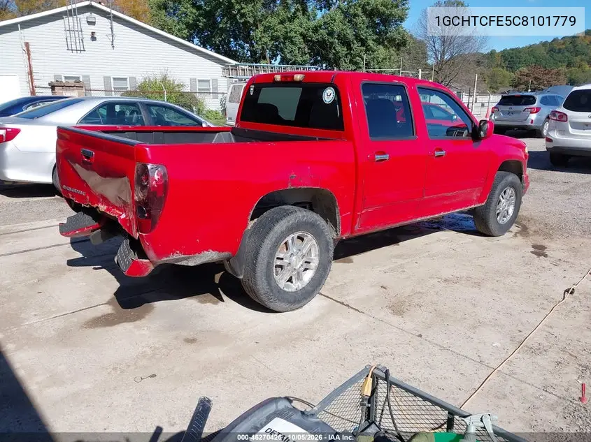 2012 CHEVROLET COLORADO VIN 1GCHTCFE5C8101779 — фото 4