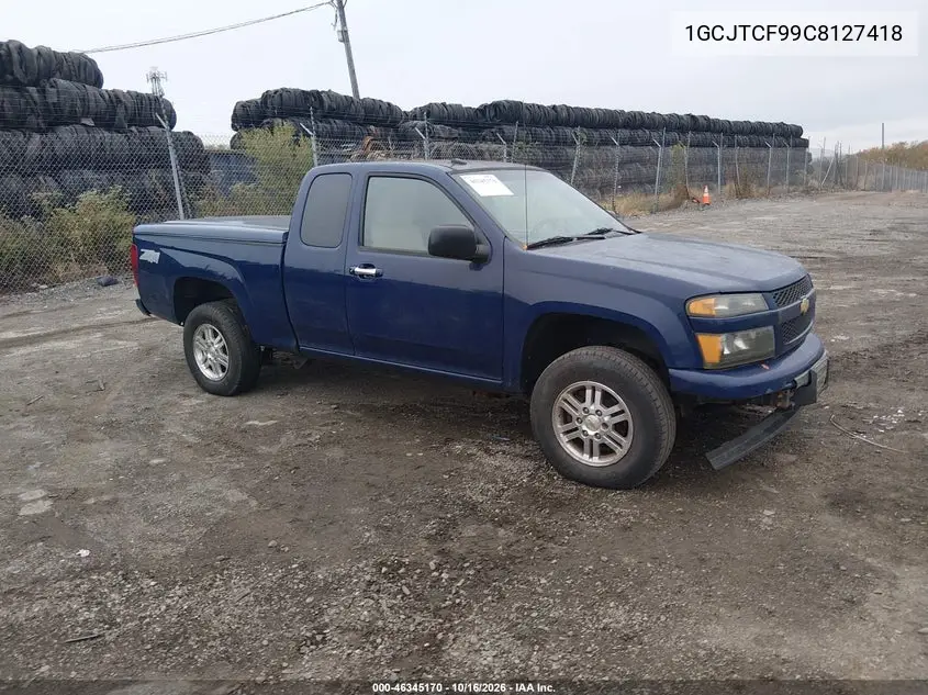 CHEVROLET COLORADO 2012, VIN 1GCJTCF99C8127418