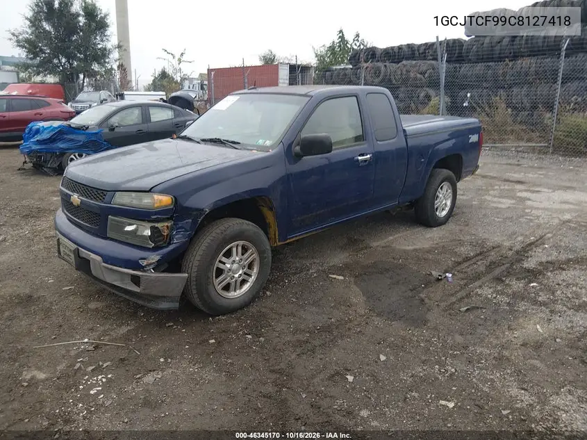 2012 CHEVROLET COLORADO VIN 1GCJTCF99C8127418 — фото 2