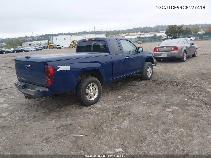 2012 CHEVROLET COLORADO VIN 1GCJTCF99C8127418 — фото 4