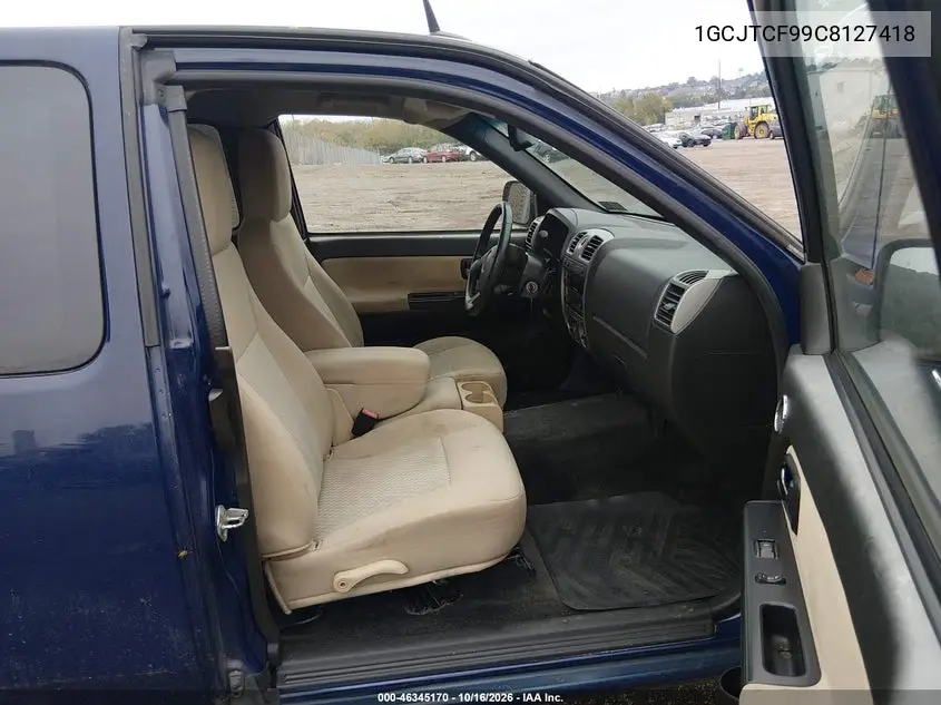 2012 CHEVROLET COLORADO VIN 1GCJTCF99C8127418 — фото 5