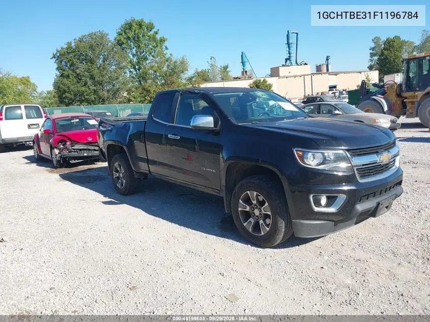 CHEVROLET COLORADO 2015, VIN 1GCHTBE31F1196784