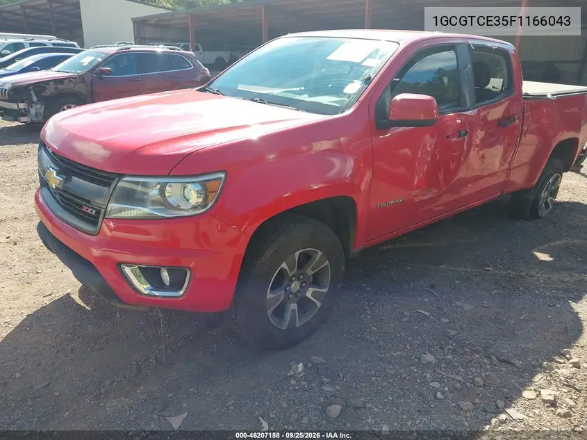 2015 CHEVROLET COLORADO VIN 1GCGTCE35F1166043 — фото 2