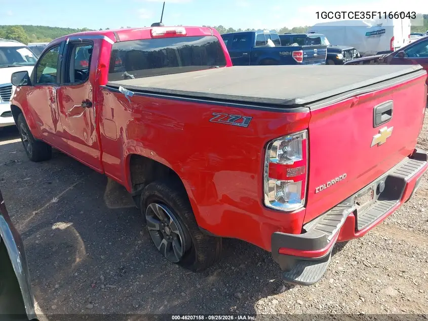 2015 CHEVROLET COLORADO VIN 1GCGTCE35F1166043 — фото 3