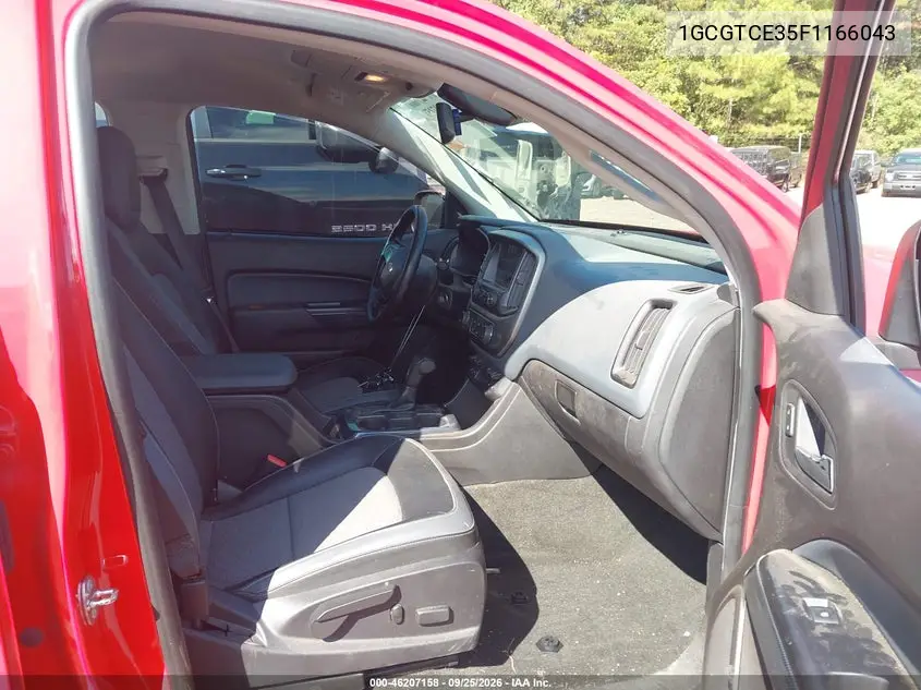 2015 CHEVROLET COLORADO VIN 1GCGTCE35F1166043 — фото 5